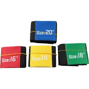 LQ Industrial 1 set of 4 Shelf Drum Cymbal Mute with Stop Rings 14 16 18 20 inch Stop Tape Practice Silencer Cymbal Drum Mute