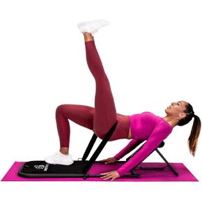 Glute Trainer + Glute Bridge Workout Equipment for Women + Home Gym Exercise Machines for A Total Body Workout + Lower Body Trainer & Bridge Pad