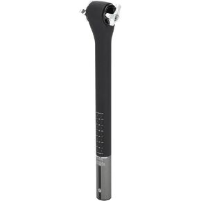 1 Pc Road Bike MTB BMX Bike Seat Posts 5 Degree Offset Bike Saddle Post Seat Tube 27.2x400mm Matte Black Carbon Fiber