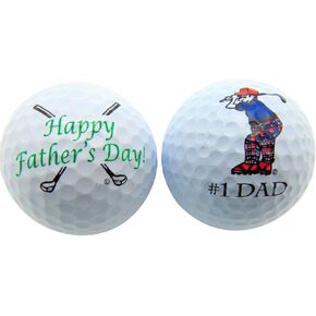 Westman Works Fathers Day Set of 2 Golf Ball Gift Pack for #1 Golfing Dad