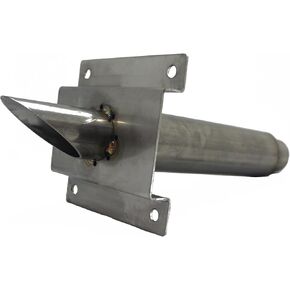 1-1/2" Double Shielded Through Wall Steel tubing-Short