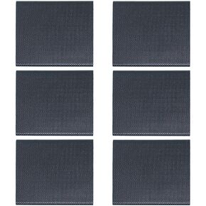 6PCS 2x1.75x0.2inch Self Adhesive Door Corner Seals Black Weather Stopper Windscreens for Weatherproofing and Soundproofing