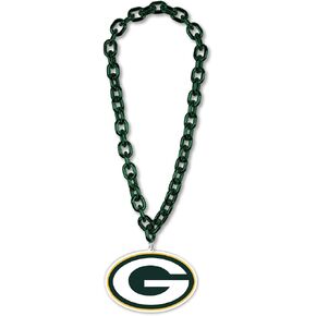 WinCraft Green Bay Packers Big Chain Logo Plastic Necklace
