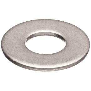 Small Parts M8D125A Steel Flat Washer, Zinc Plated Finish, DIN 125, Metric, M8 Screw Size, 8.4 mm ID, 16 mm OD, 1.6 mm Thick (Pack of 100)