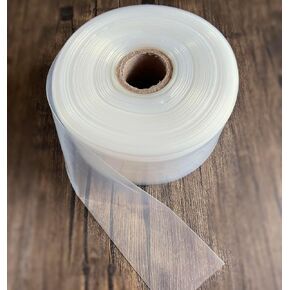 4 Mil Thick Poly Tubing Roll 2.4"x280 Feet,4/5/8/10/12/15cm Available for Custom Poly Bag Packaging Solution