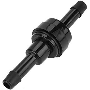 Non Return One Way Check Valve, 1/8" 3/16" 1/4" 5/16" One Way Non Return Inline Check Valve For Fuel Gas Liquid Air(1/4")