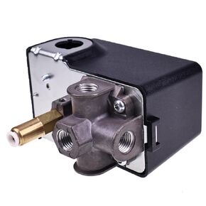 4 Port 95/125 PSI Pressure Switch 321020000F Compatible for Condor MDR 21-EA/11 W/Unloader & ON-Off Lever