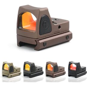 Tactical RMR Red Dot Sight, 3.25MOA w/Weaver Picatinny Mount Adjustable Reflex Sight, 20mm Rail Mount Shunting Red Dot Adjustable-Brightness Scope for Pistol Handgun