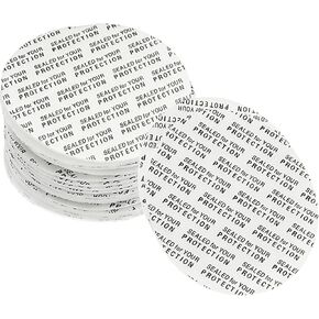 YOKIVE 50Pcs Foam Lid Liners, Polystyrene Tamper Pressure Sensitive Liners, Great for Bottle Cap Sealing (White, 58mm)