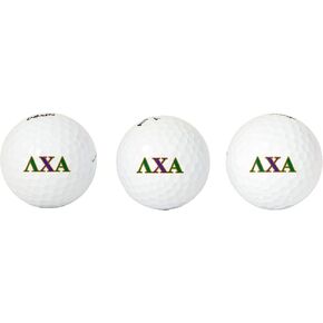 Desert Cactus Lambda Chi Alpha Golf Balls 3 Pack Full Color Golf Ball (Letter)