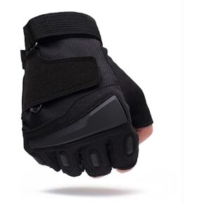Men's Fingerless Breathable Workout Gloves Tactical Combat Shooting Motorcycle Weight Lifting Gloves