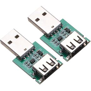 MECCANIXITY 2 Pack Type-C USB-C QC 9V نماذج كاشف تصميم اللوحة العارية لحلول الطاقة DIY