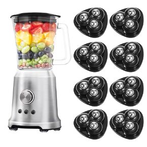 Furniture Sliders Pulley 8PCSp Self Adhesive Caster Wheels 360 Degree Swivel Plate Casters Universal Wheel Juicer Parts Accessories Appliance Rollers Sliders for Kitchen with 3 Ball Bearings