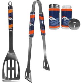 NFL Siskiyou Sports Fan Shop Denver Broncos 2pc BBQ Set with Tailgate Salt & Pepper Shakers One Size Team Color