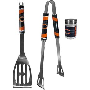 NFL Siskiyou Sports Fan Shop Chicago Bears 2pc BBQ Set with Season Shaker One Size Team Color