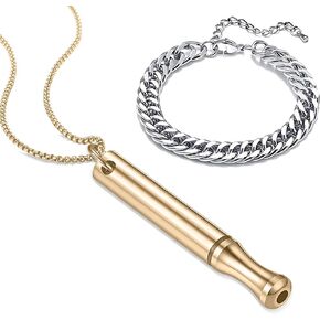 Breathing Necklace Anxiety Necklace Quit Smoking Necklace Mindful Anxiety Relief Serves as a Tool for Meditation Stress Panic Attacks (Rose_Gold) in Saudi Arabia