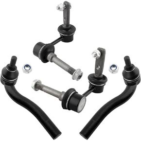 4Pc Suspension Kit Front Outer Tie Rod End Stabilizer Sway Bar End Link Fit For Lexus GS300 1998-2005, GS400 1998-2000, GS430 2001-2005, SC430 2002-2010 Replace# K90675 K90679 ES80585 ES80584