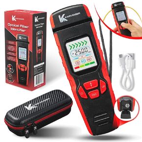 Optical Fiber Identifier with EasyClamp Technology - Professional OFI Fiber Optic Traffic Identifier Tool with 850 to 1700nm Wave Response - Live Fiber Detection
