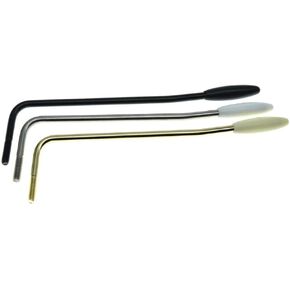 KAISH Stainless Steel USA Thread Tremolo Trem Arm Whammy Bar Fits American/Mexican Standard or Vintage Strat Nickel/Black/Gold with 3 Tips
