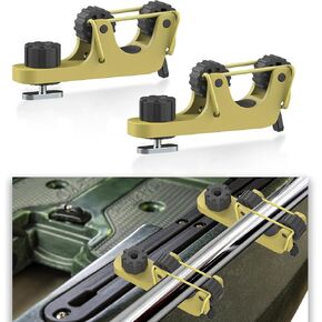 2 PCS Extend Kayak Paddle Holder Kayak Track Mount Accessories for Holding Standard Paddle, Kayak Oar Holder Kayak Rail Accessories for Fishing Kayak