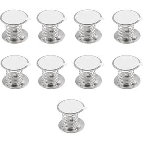 10 قطعة قاعدة زنبركية معدنية من الفولاذ المقاوم للصدأ زنبركية مزدوجة الجوانب مع لاصق 25 مم ألعاب يدوية ملحقات ديكور وحلي زنبركات ضغط ميكانيكية لألعاب الحرف اليدوية in Kuwait