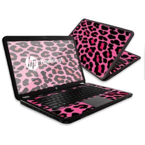 MightySkins Skin Compatible with HP Pavilion G6 Laptop with 15.6" Screen wrap Sticker Skins Pink Leopard