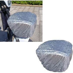 2 Pack Bike Basket Rain Cover Lightweight Waterproof Liner Wrap Case for Bike Front Rear Baskets Rack Trunk Bag Electric Scooter Handlebar Cargo Grocery Storage Carrier Motorcycle Ebike