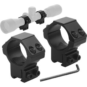 30mm Dovetail Scope Rings for 3/8" or 11mm Dovetail Rails Scope Mounts Rings High/Medium Profile 2PCS