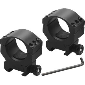30mm Scope Mount Rings Heavy Duty 6 Bolt for 20mm Dovetail Rails Medium/Low Profile