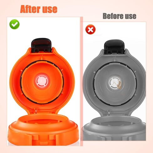 10pcs صمامات استبدال غطاء وحشية لزجاجة ماء Gatorade GX 30oz وزجاجة الضغط 32 أوقية ، أعلى زجاجة صمامات إدراج بلاستيكي وأختام مطاط in Saudi Arabia