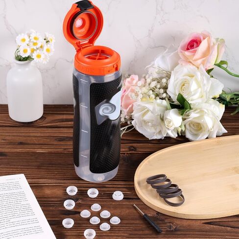 10pcs صمامات استبدال غطاء وحشية لزجاجة ماء Gatorade GX 30oz وزجاجة الضغط 32 أوقية ، أعلى زجاجة صمامات إدراج بلاستيكي وأختام مطاط in Saudi Arabia