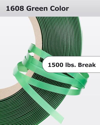 gccsj pet الربط 5/8 ''، التعبئة والتغليف الربط، 3800 قدم × 15.75'' × 1500 رطل كسر الربط الربط القوة، الثقيلة التعبئة والتغليف الربط النطاقات لفة، دائم ترقية لفائف الربط pet in Kuwait