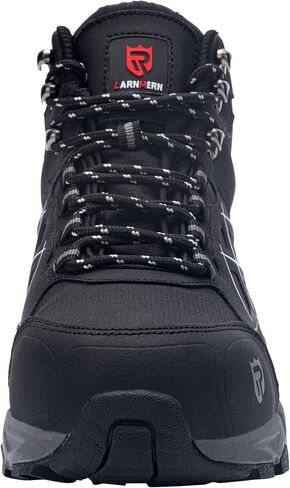 LARNMERN Steel Toe Boots Men Work Sneakers Welding Boots Lace Up Safety Toe Shoes Lightweight Oxford Construction Industrial Boots(9 Men, Black) in Saudi Arabia