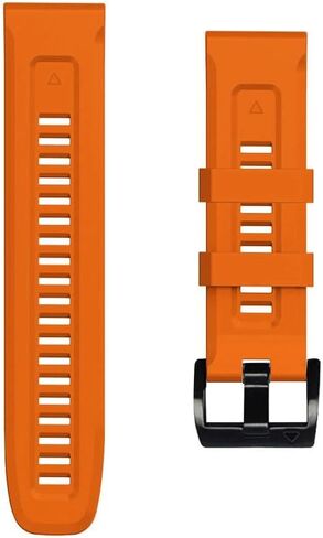 QuickFit 0.9 inch (22 mm) Band Replacement for Garmin Fenix 7 Pro Solar/Approach S70 47mm/Forerunner 965 Strap Silicone Strap Soft Waterproof Replacement Band for Garmin in Saudi Arabia