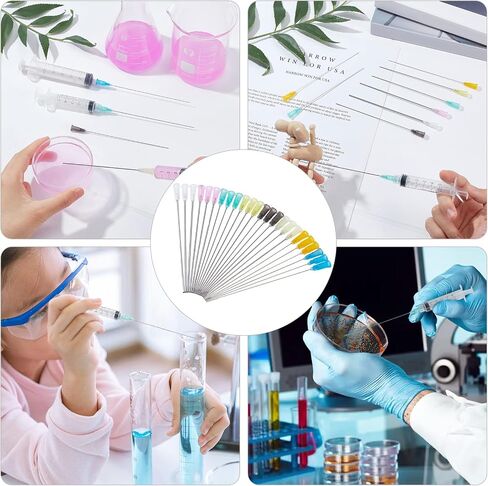 Fingerinspire 24 pcs tip tip repensing eedle 8 mixed size tip tip tip tip - 16ga 12ga 10ga 9ga 8ga 7ga 6ga 5ga flunt eletles for إعادة تعبئة السوائل أو vape أو زيت أو قضيب غراء in Saudi Arabia