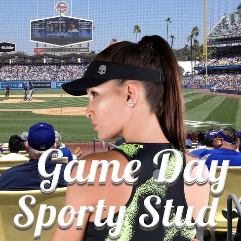 Premium Sparkle Baseball/Softball Encling Stud for Women ، هدايا مثالية لأمي البيسبول ، Gameday ، الحفلات ، مشجعي الرياضة ، مع مربع هدايا لطيف مع "أمي إنه أفضل من لك" in Kuwait