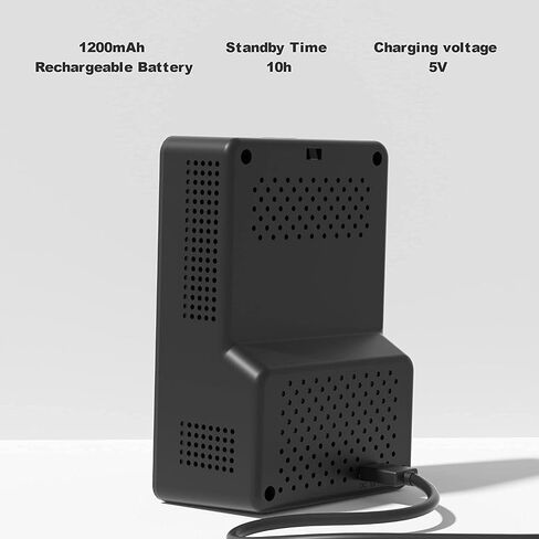 شاشة 5 في 1 جودة الهواء الداخلية ، مراقبة جودة الهواء ، CO2 ، CO2 ، TVOC ، HCHO ، رطوبة ودرجة الحرارة عداد الجسيمات ، للمنزل ، المكتب ، المدرسة ، الفندق ، السيارة ، الأسود in Saudi Arabia