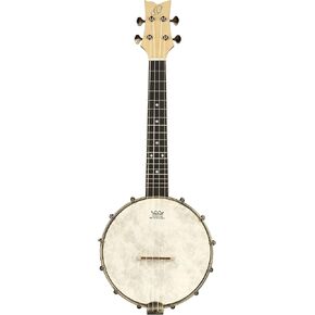 Ortega Guitars, 4-String Banjolele Series Acoustic-Electric Banjo-Ukulele w/Bag, Right (OUBJE90-MA)