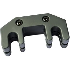 Metal Violin Mute Violin Practice Mute Volume Control Silencer for Violin Accessories (Black)