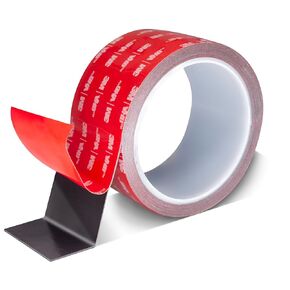 Double Sided Foam Tape Heavy Duty,Waterproof Mounting Tape,Indoor and Outdoor,Sticky Double Sided Tape Adhesive Tape for Car,Wall Handing,LED Strip Lights,Home and Office(2"x9.8FT,Black)