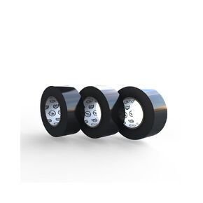 SWRT 0.75 in x 66 FT Black Electrical Tape Waterproof, 3 Pack Professional Grade UL/CSA Listed High Temp Electric Tape Under 600V for All Weather - UV Protection - Flame Retardant