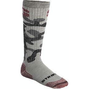 Striker Men’s Ice Fishing Midweight OTC Wool Sock, Camo