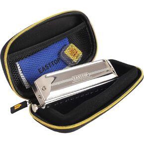 East top Upgrade Chromatic Harmonica 12 Hole 48 Tone Key of C, Professional Chromatic Mouth Organ Harmonica For Adults, Students and band players