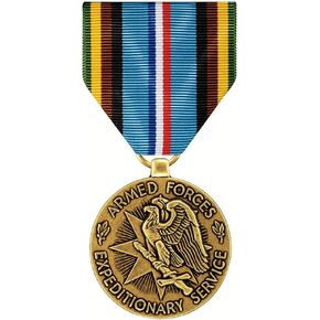 MEDALS OF AMERICA EST. 1976 Armed Forces Expeditionary (AFEM) Medal Full Size