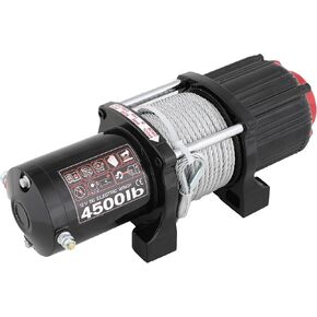 Tool Offroad 12V 4500LBS Electric Winch Steel Rope Electric Winch for Towing ATV/UTV Off Road with Mounting Bracket Wireless Remote IP67