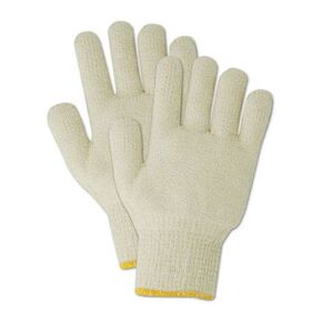 MAGID TerryMaster PT945CR Glove | 7-Gauge Ambidextrous Heavyweight Terrycloth Gloves - Reversible, Cut Level 2, Thermal Protection, 9" Length, Medium, White (12 Pairs)