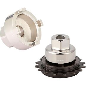 bicycle flywheel remover, bicycle flywheel tool with 4 teeth for 16T 17T 18T BMX bike freewheels
