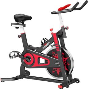 RELIFE REBUILD YOUR LIFE Exercise Bike for Home Workout Equipment Stationary Low Noise Cycling indoor bike for Home Cardio Training with 330lbs Weight Capacity