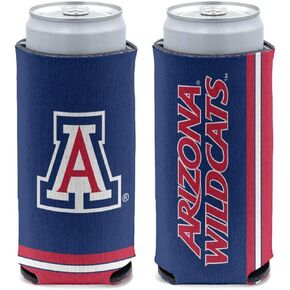 WinCraft NCAA Arizona Wildcats 2-Sided Slim Can Cooler 1-Pack