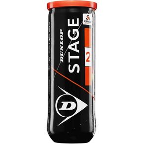 Dunlop Tennis Ball Stage 2 Orange - for Beginners & Kids on Middle Court